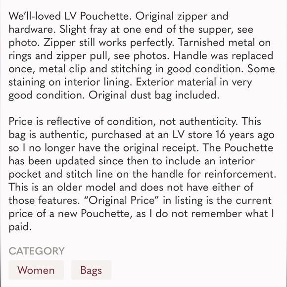 Louis Vuitton pochette - Picture 9 of 9